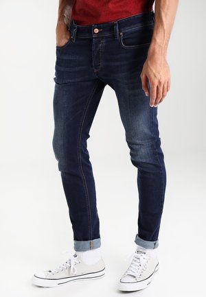 Vaqueros pitillo - dark-blue denim