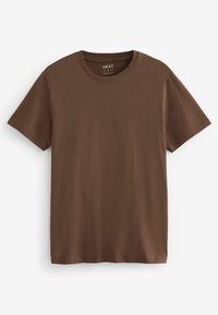 Next REGULAR - Basic póló - chocolate mid brown