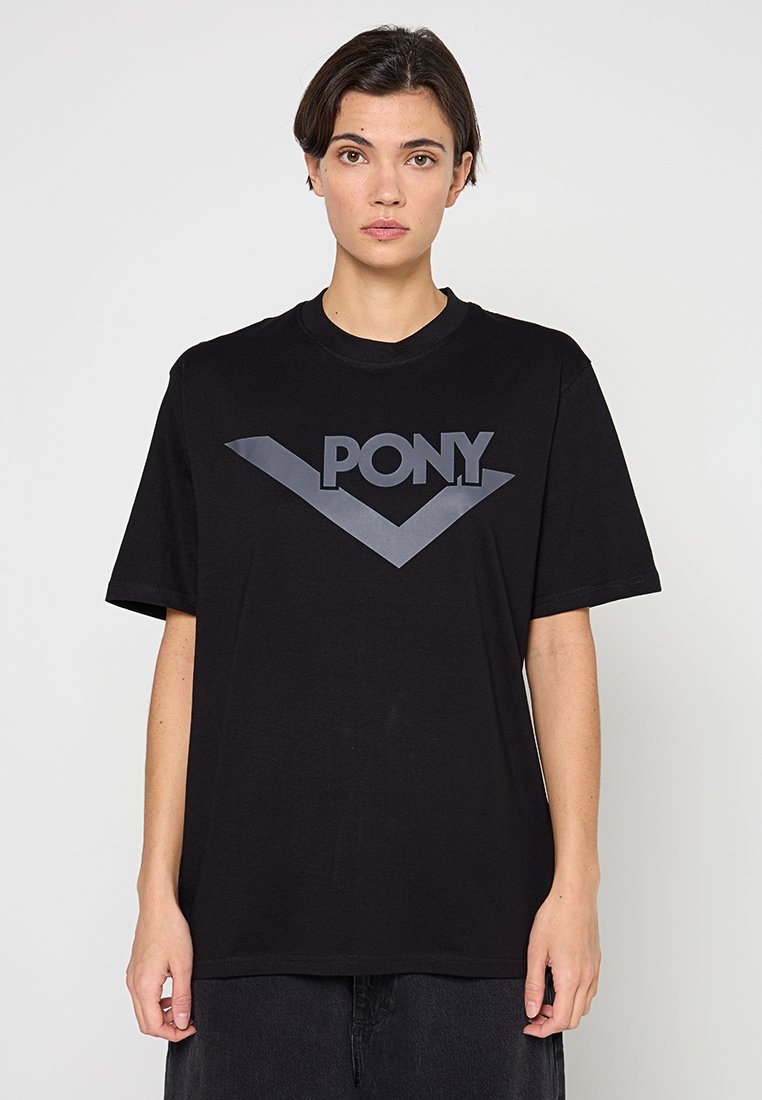 Pony T-shirt print zwart Pony T-shirt print zwart