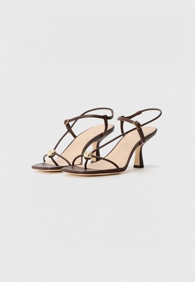 Loeffler Randall TRIANA STRAPPY MID - Sandali - espresso