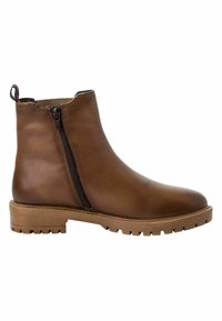 s.Oliver CHELSEA - Platform bokacsizmák - cappuccino