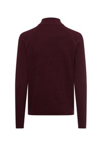 Nils Sundström Strickpullover - aubergine