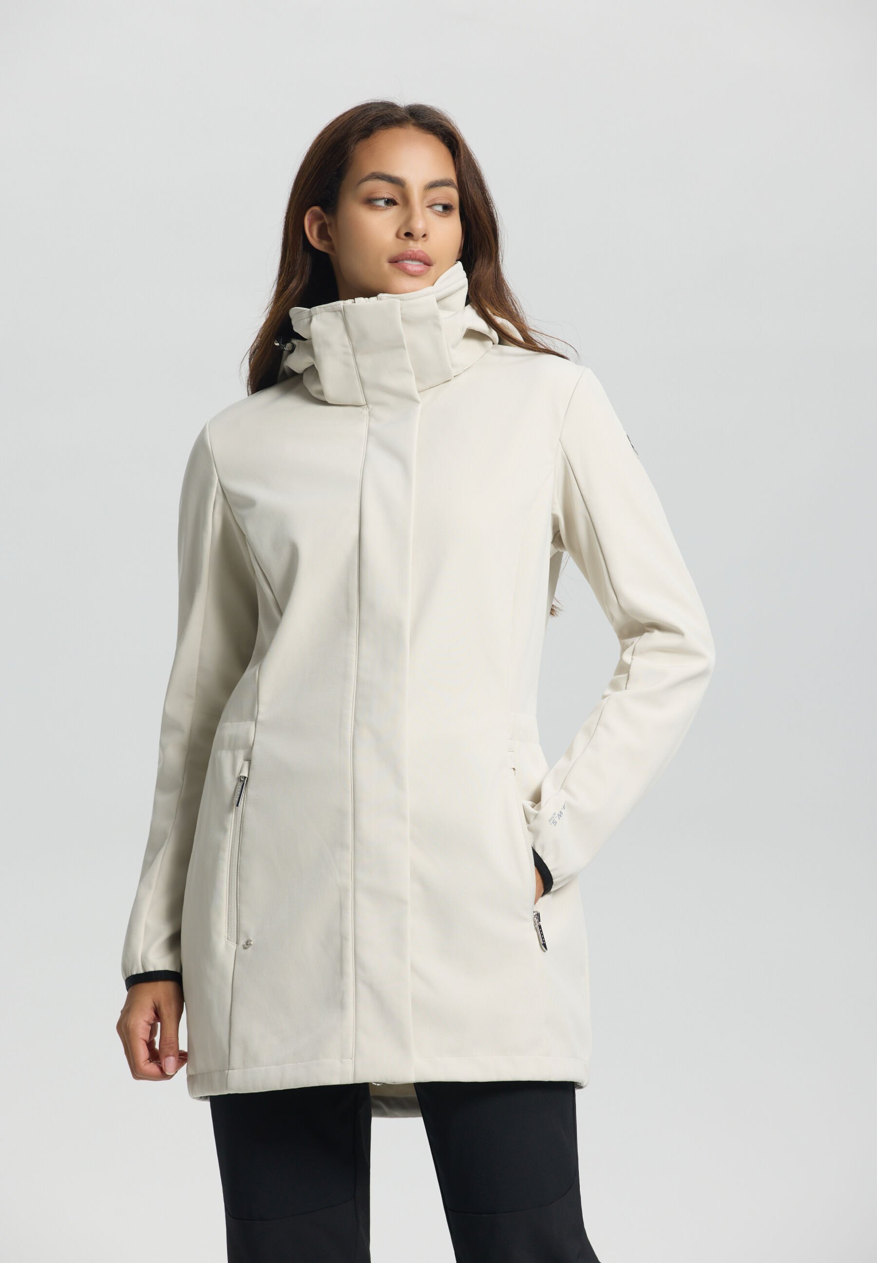Parka Imperméable Femme Luhta (Finlande) - Taille 40/L, Vert, Neuf Avec Étiquettes, Chaud Et Pratique