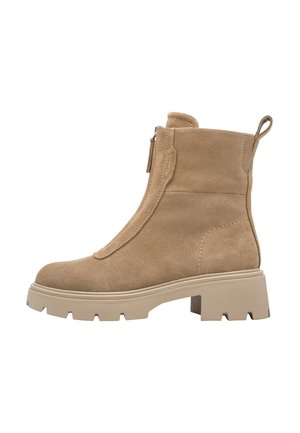Tamaris, STIEFELETTE - Ankle boots - beige