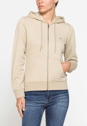 Carrera Jeans, FULL-ZIP HOODIE - Felpa con zip - white pepper