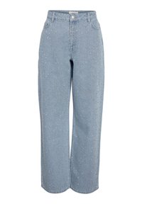 NMJANNEL - Loose fit -farkut - light blue denim