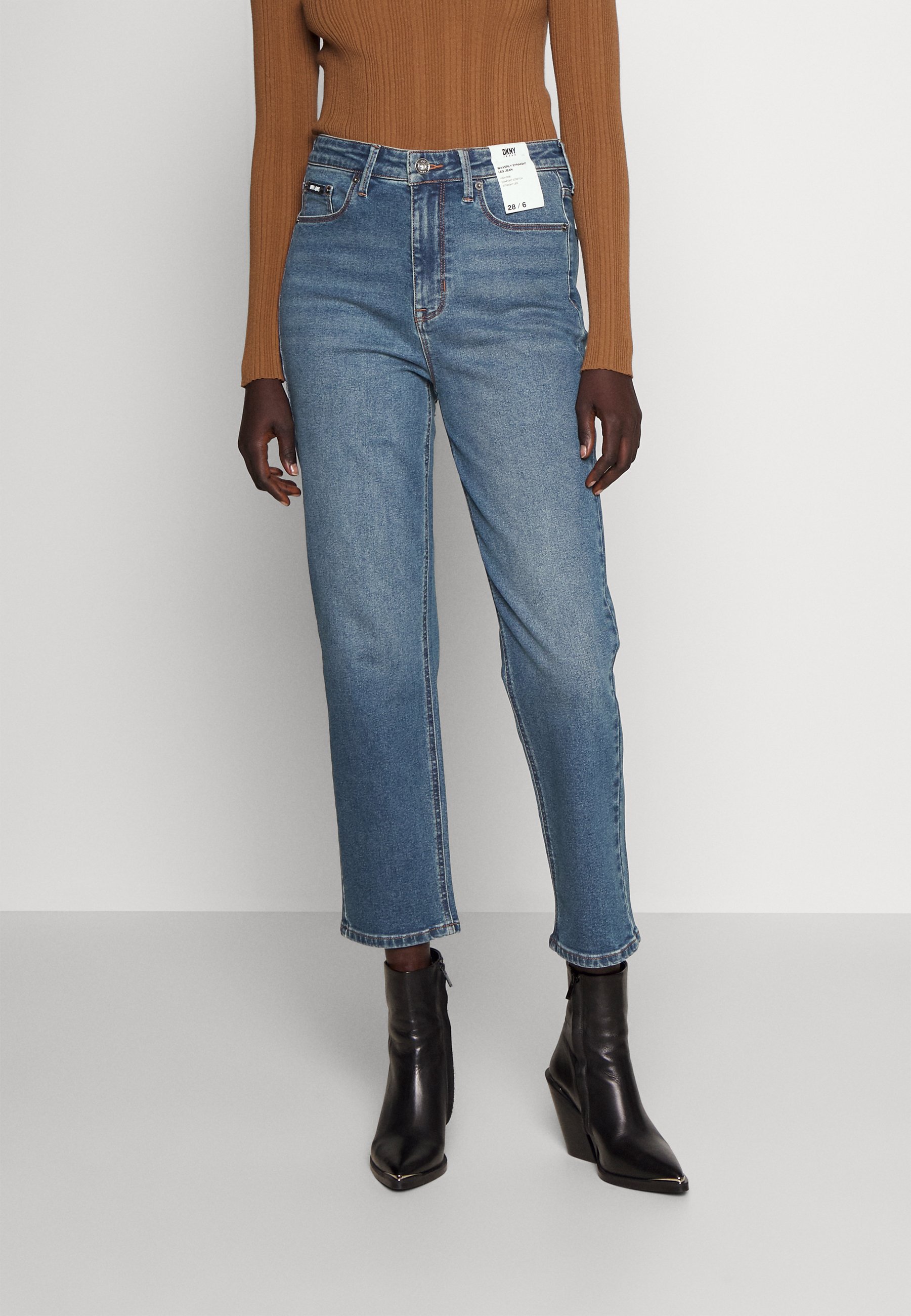 dkny straight leg jeans