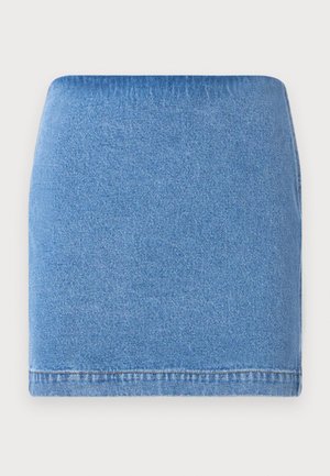 Nanushka VIVIAN SKIRTS - Mini skirt - mid blue/black