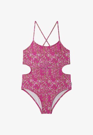 Pepe Jeans, BAÑADOR ESTAMPADO CON DETALLE CUT-OUT - Traje de baño - deep fuschia
