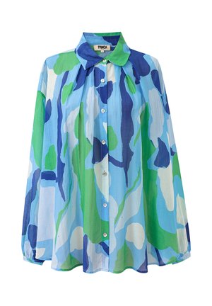 FRNCH, BERING - Hemdbluse - nenufar bleu