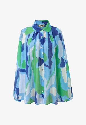 FRNCH, BERING - Hemdbluse - nenufar bleu