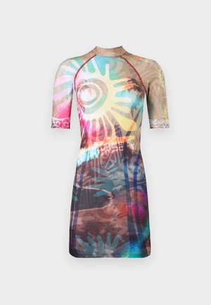 Paolina Russo MINI DRESS - Dzsörzéruha - acid borwn