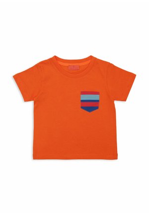 T-shirt con stampa - arancio