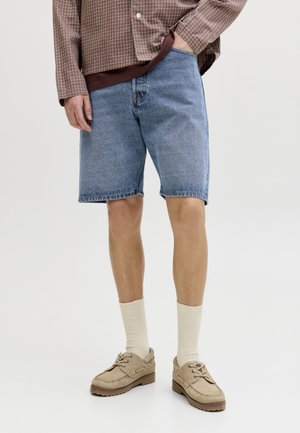 Jack & Jones, TONY ORIGINAL 2 PACK - Denimshorts - blue denim/black denim