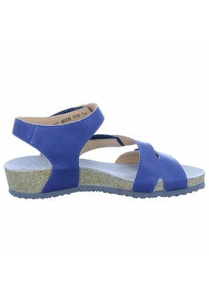 Think! Wedge sandals - blau