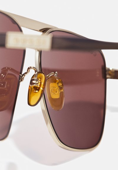 Gucci UNISEX - Solbriller - gold-coloured/brown