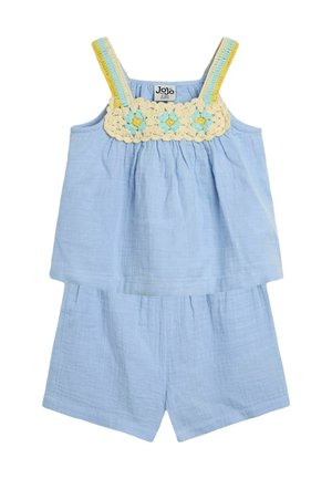 REGULAR FIT - 2-PIECE  SET  - Blusa - blue floral crochet