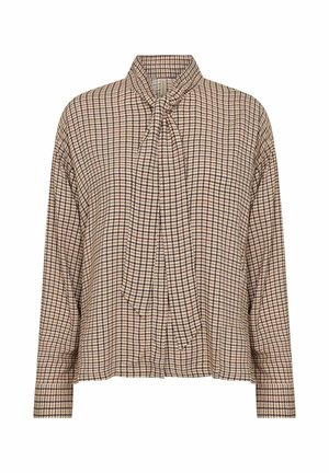 Soyaconcept, SC-HALIA 2- AOP - Button-down blouse - c madder brown combi