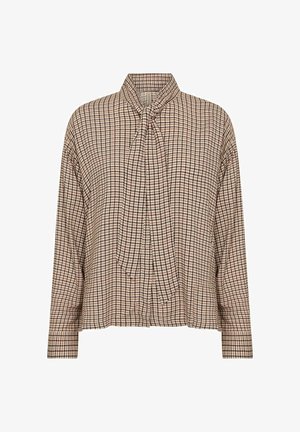 Soyaconcept, SC-HALIA 2- AOP - Overhemdblouse - c madder brown combi