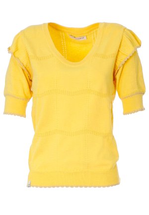 CAFèNOIR T-shirt con stampa - yellow