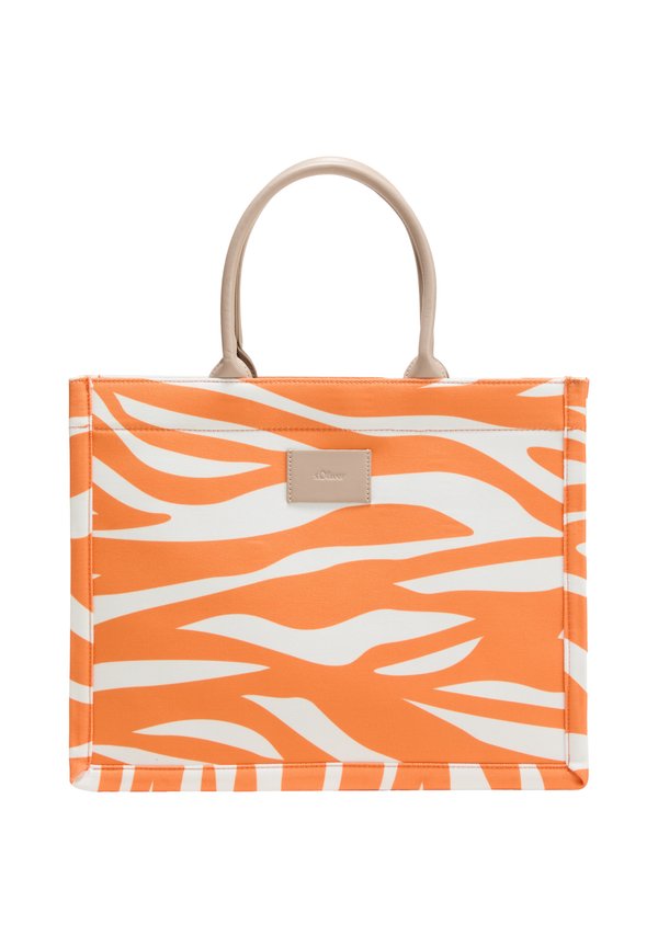 MIT FEINEM ARTWORK - Handtasche - orange