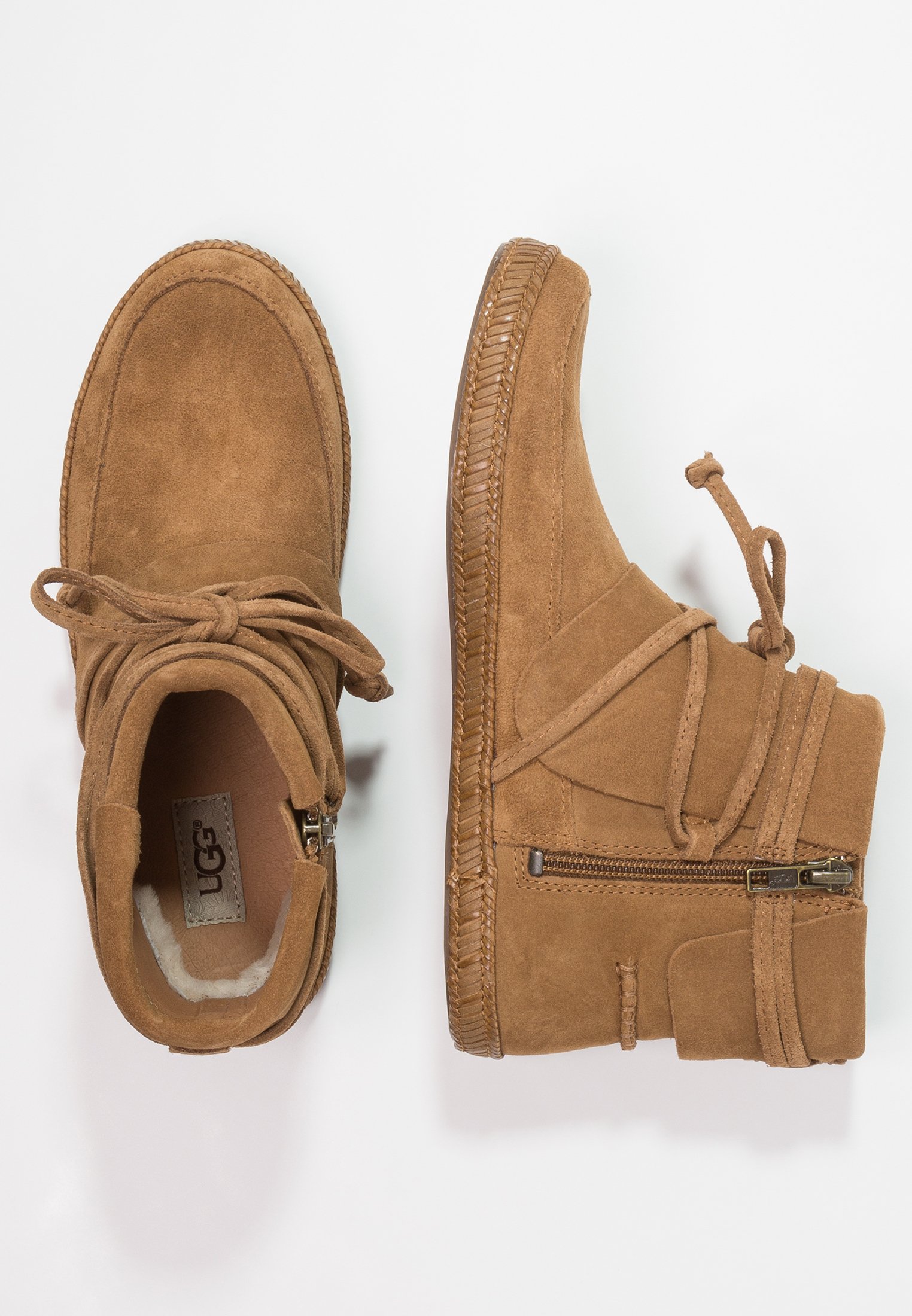 ugg reid desert suede ankle boots