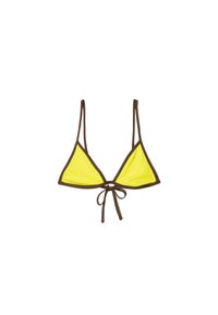 CONTRAST - Bikini top - yellow