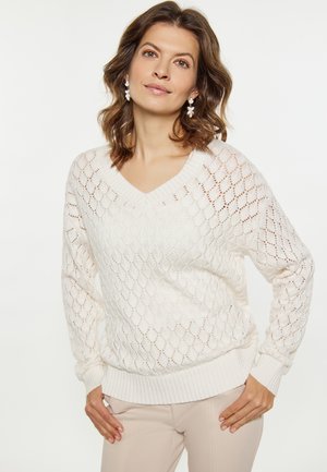 usha Strickpullover - wollweiss