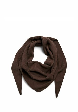 Pieces, PCKOMMA RIB BIG TRIANGLE SCARF NOOS BC - Bufanda - hot fudge1