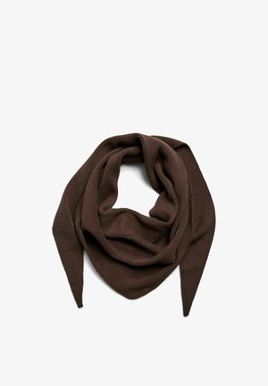 Pieces, PCKOMMA RIB BIG TRIANGLE SCARF NOOS BC - Bufanda - hot fudge1