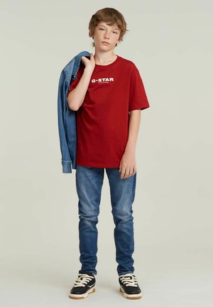 G-STAR SHORT SLEEVE LOOSE - T-shirt imprimé - dk baron
