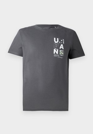 TOM TAILOR DENIM Nyomott mintás póló - ash grey