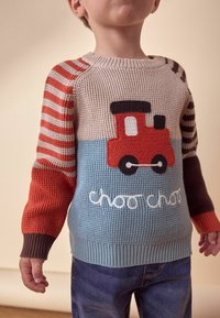 Next CREW NECK - REGULAR FIT - Pulóver - blue neutral train