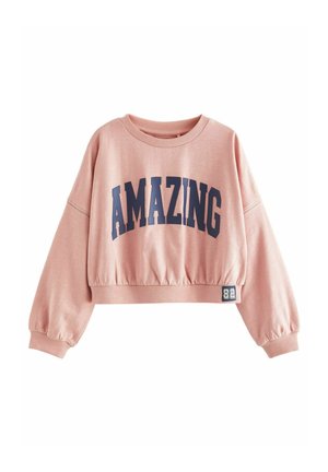 Next GRAPHIC  - Sweatshirt - pink varsity