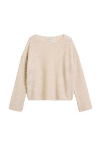 LONGSLEEVE CLEAN EDGE NECKLINE - Džemper - natural stone