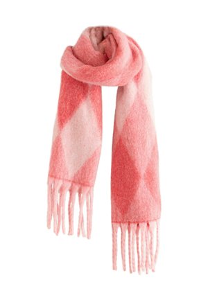 Sjal / Tørklæder - red pink argyle