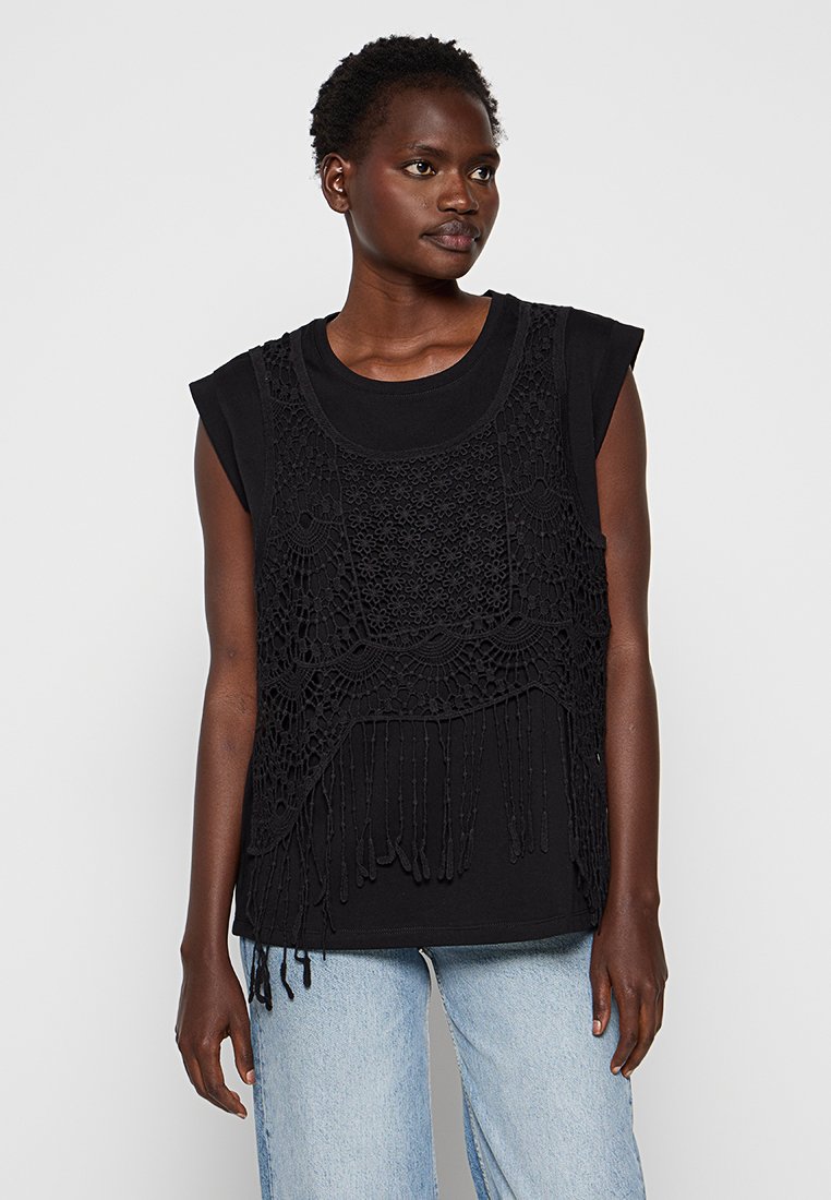 Twinset ACTITUDE T-shirt print zwart Twinset ACTITUDE T-shirt print zwart