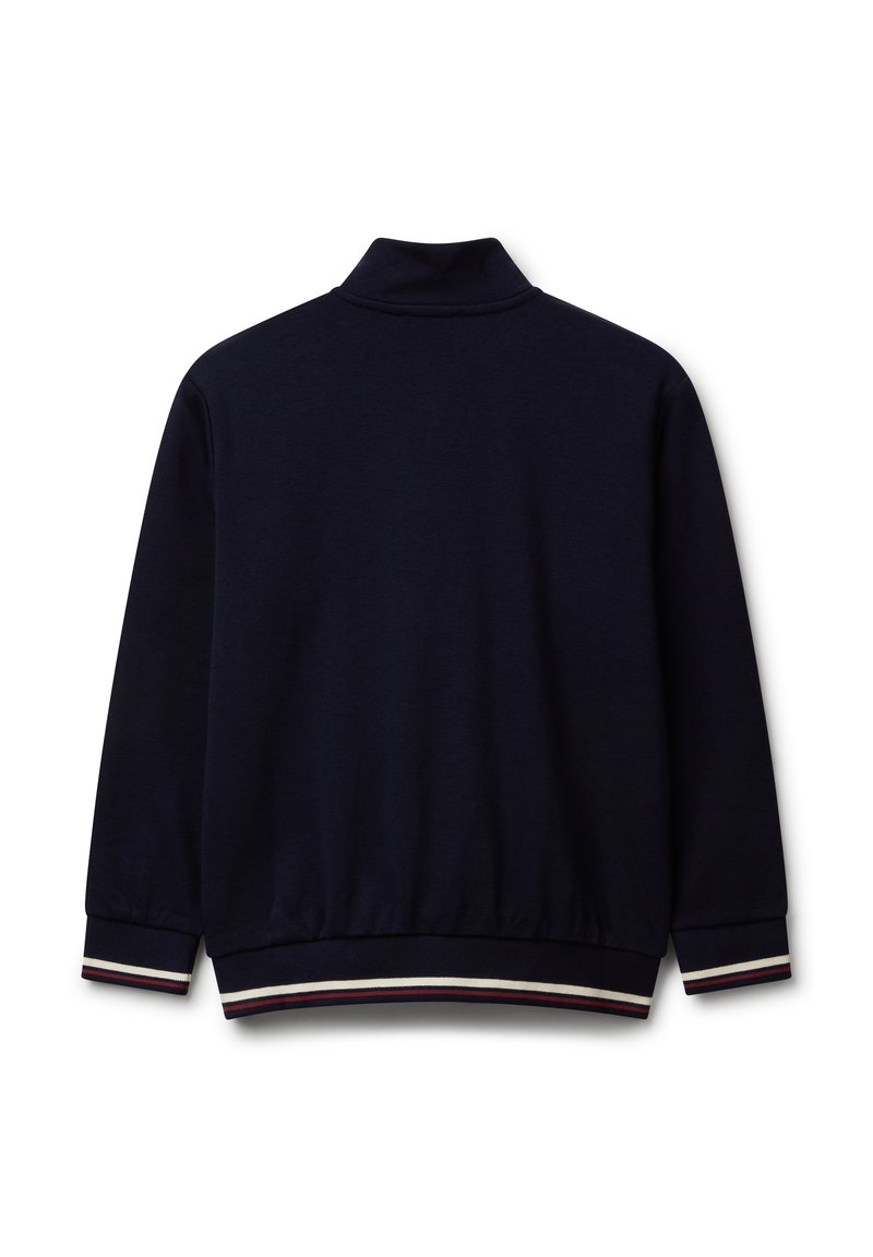 United Colors of Benetton HALF-ZIP Sweatshirt blue/blau Zalando