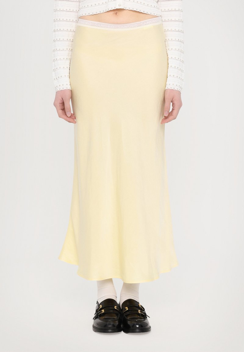 sandro SKYN - A-line skirt - jaune