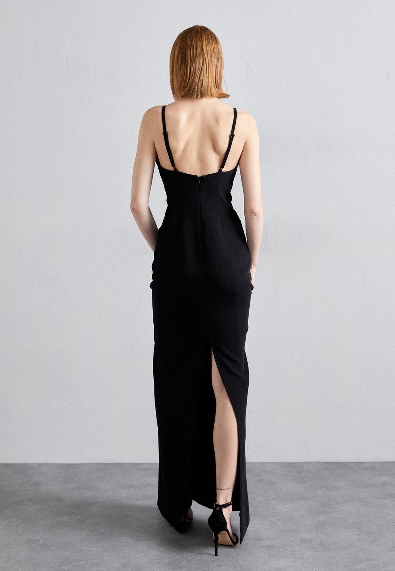 adele dress in black cinq a sept Cinq Sept Adele Embellished Bow Gown
