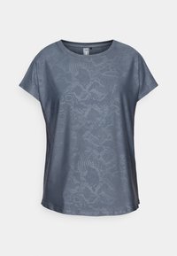 ONPAUB-SNAKE LIFE LOOSE TEE - Apdrukāts T-krekls - blue