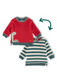 sigikid WENDE DINO WORLD - Sweatshirt - rot