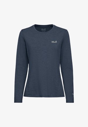 Jack Wolfskin, TRAIL LS W - Langarmshirt - midnight sky