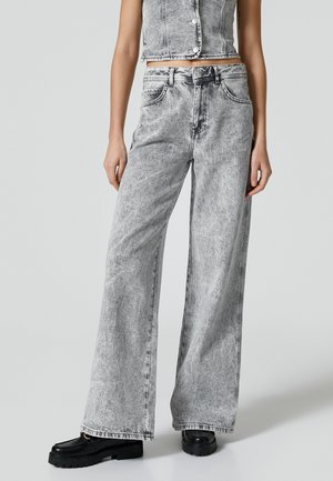 MEDIUM RISE POCKETS   - Flared Jeans - grey