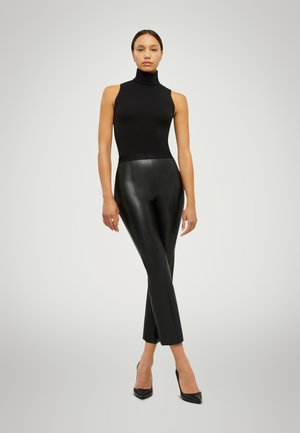 Wolford JENNA - Pantalon en cuir - black