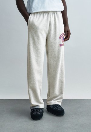 WORLD COLLEGE RHINESTONE WIDE LEG  - Dresside alumine osa - grey