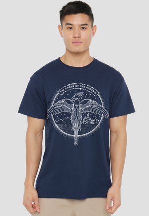 Cotton Soul, HARRY POTTER THE ORDER OF THE PHOENIX CIRCLE LINE ART - Print T-shirt - dark blue