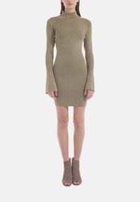 Adlysh Strickkleid - metallic macchiato