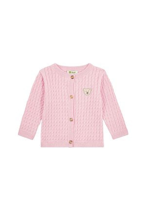 Steiff, STRICKJACKE BABY WELLNESS UNISEX - Strickjacke - pink lady melange