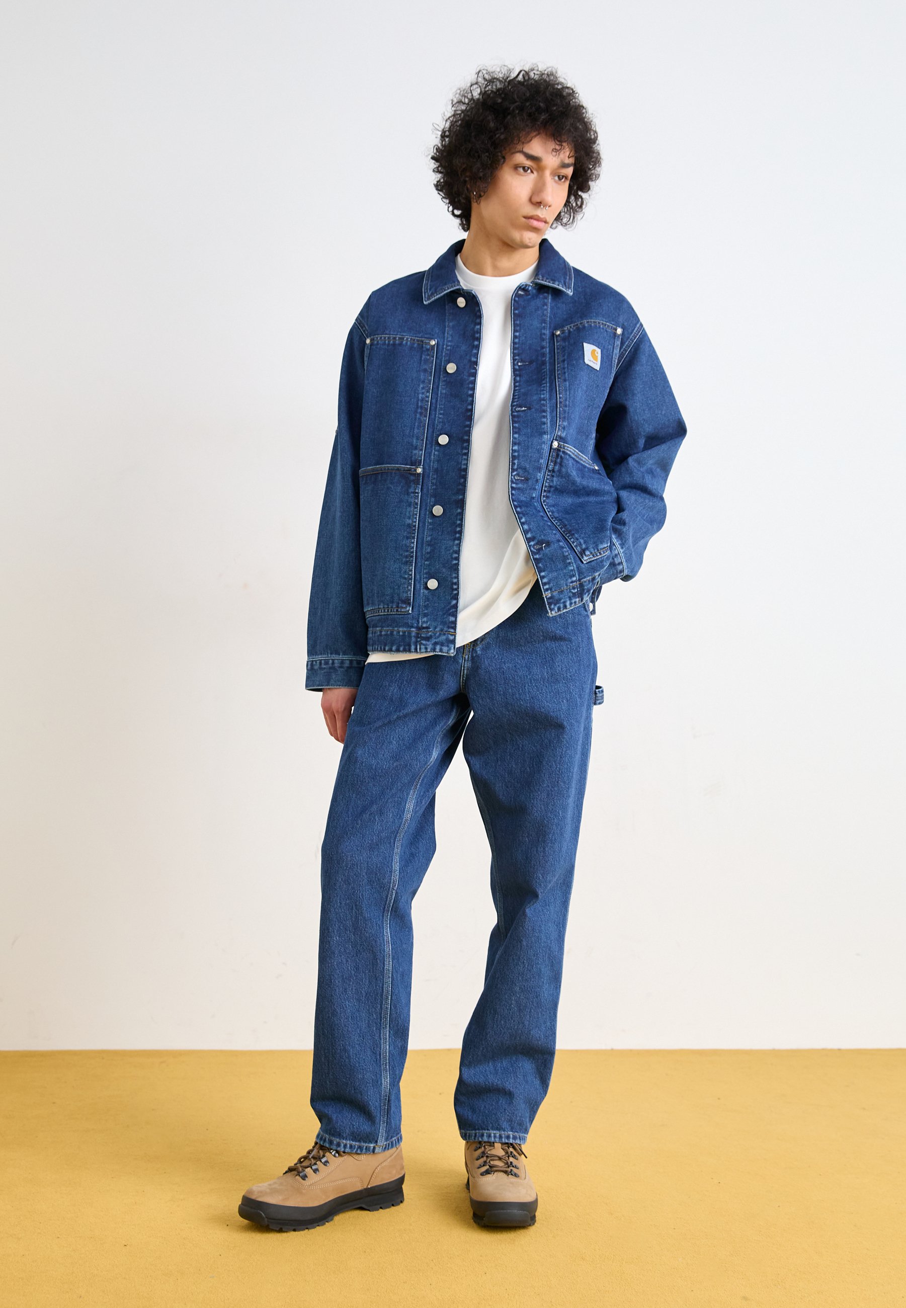 Carhartt WIP DOUBLE FRONT JACKET - Denim jacket - blue stone